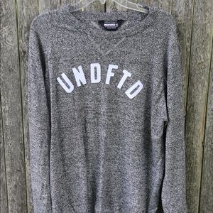 UNDFTD xl grey knit